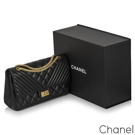 chanel chevron jumbo|chanel reissue bag.